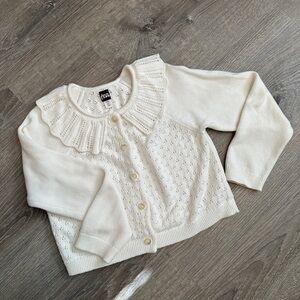 Tea Collection Cream Kids Sweater